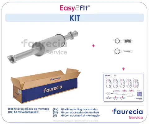 Silencieux avant Faurecia FS25636