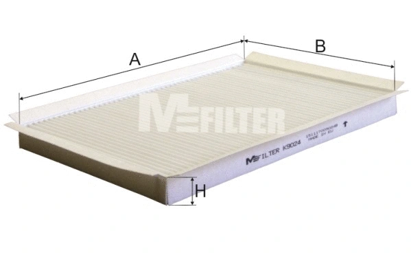 Filtre, air de l'habitacle MFILTER K 9024