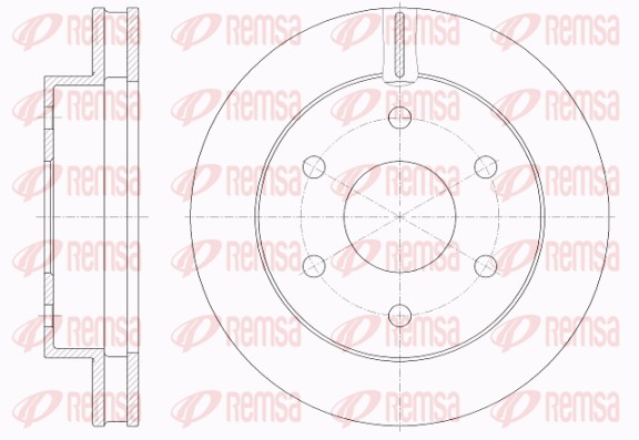 Disque de frein REMSA 62011.10