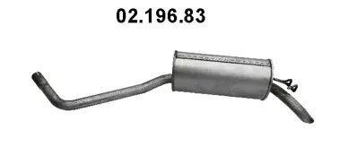 Silencieux arrière EBERSPÄCHER 02.196.83