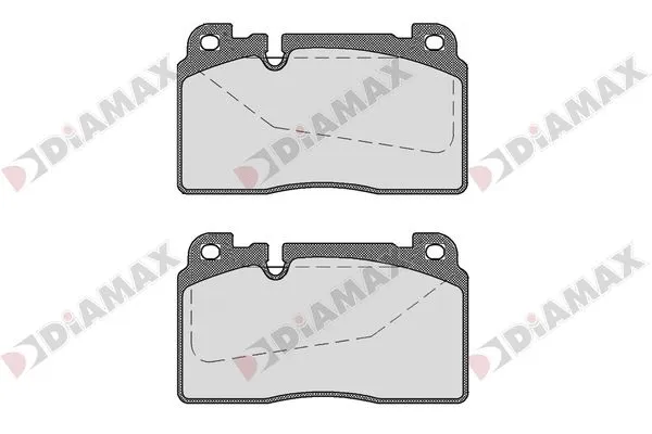 Kit de plaquettes de frein, frein à disque DIAMAX N09687