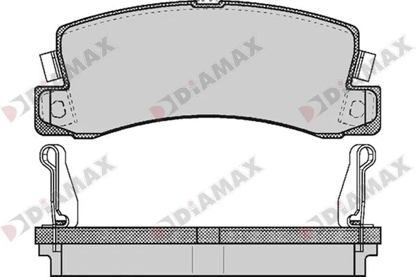 Kit de plaquettes de frein, frein à disque DIAMAX N09738
