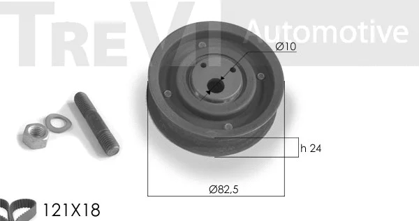 Kit de courroie crantée TREVI AUTOMOTIVE KD1112