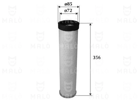 Filtre à air secondaire AKRON-MALÒ 1500254