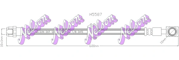 Flexible de frein KAWE H5587