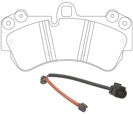 Kit de plaquettes de frein, frein à disque SB BP33345W