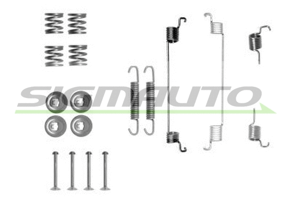 Kit d'accessoires, mâchoire de frein SIGMAUTO SK0014