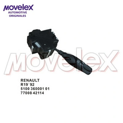 Commutateur de colonne de direction Movelex M10410