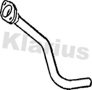 Tuyau d'échappement KLARIUS 110234