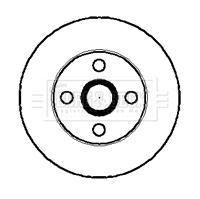 Disque de frein BORG & BECK BBD4013
