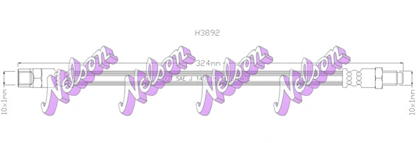 Flexible de frein KAWE H3892