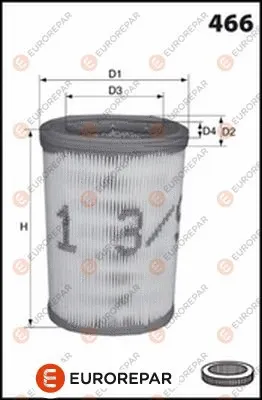 Filtre à air EUROREPAR 1667450580
