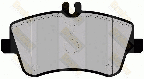 Kit de plaquettes de frein, frein à disque Brake ENGINEERING PA1367