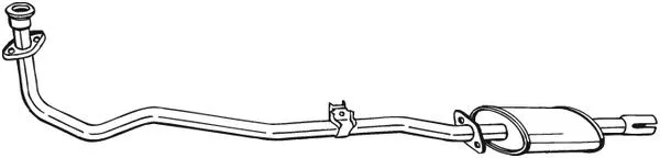 Silencieux avant BOSAL 284-277