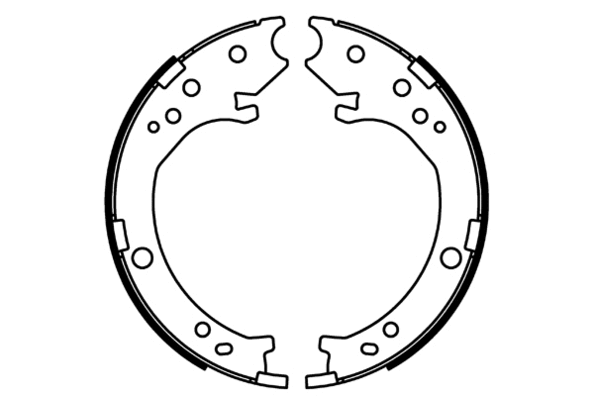 Jeu de mâchoires de frein E.T.F. 09-0689