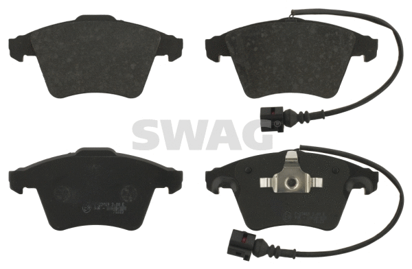 Kit de plaquettes de frein, frein à disque SWAG 30 91 6733