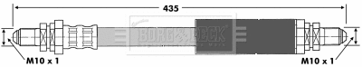Flexible de frein BORG & BECK BBH6149