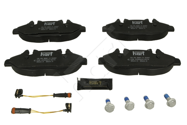 Kit de plaquettes de frein, frein à disque HART 248 996