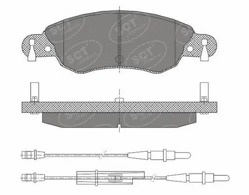 Kit de plaquettes de frein, frein à disque SCT - MANNOL SP 420 PR