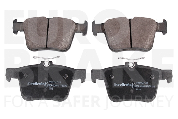 Kit de plaquettes de frein, frein à disque EUROBRAKE 55022247116