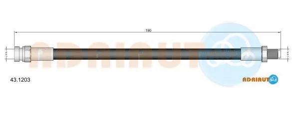 Flexible de frein ADRIAUTO 43.1203
