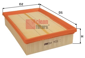Filtre à air CLEAN FILTERS MA3516