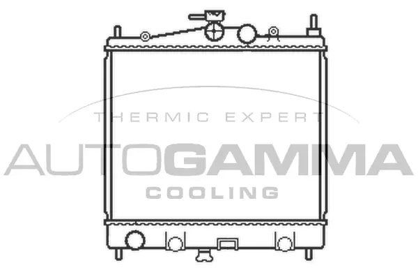 Radiateur, refroidissement du moteur AUTOGAMMA 103382