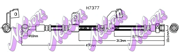Flexible de frein KAWE H7377