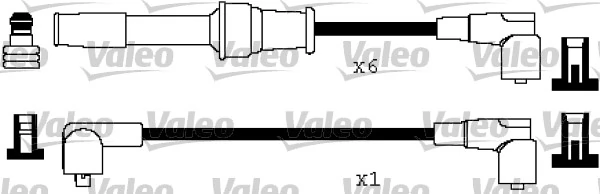 Kit de câbles d'allumage VALEO 346162