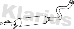 Silencieux central KLARIUS 240698