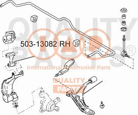Bras de liaison, suspension de roue IAP QUALITY PARTS 503-13082