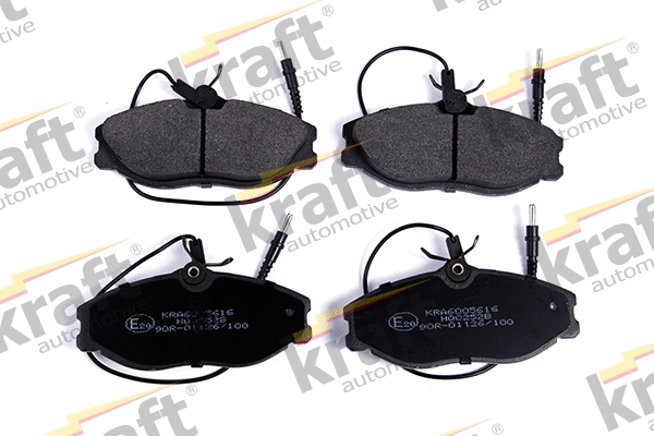 Kit de plaquettes de frein, frein à disque KRAFT AUTOMOTIVE 6005616