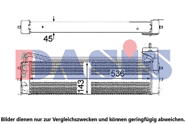 Radiateur d'huile AKS DASIS 056048N