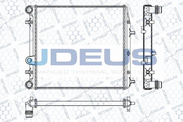 Radiateur, refroidissement du moteur JDEUS M-0250090