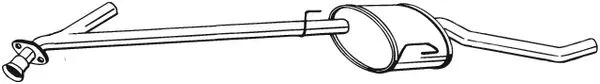 Silencieux central BOSAL 283-543
