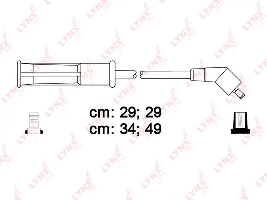 Kit de câbles d'allumage LYNXAUTO SPC6320