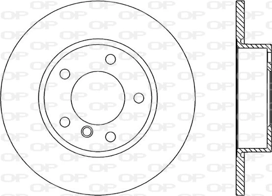 Disque de frein OPEN PARTS BDR1092.10