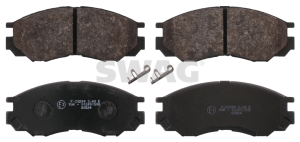 Kit de plaquettes de frein, frein à disque SWAG 80 91 6645