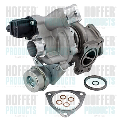 Turbocompresseur, suralimentation HOFFER 6900383