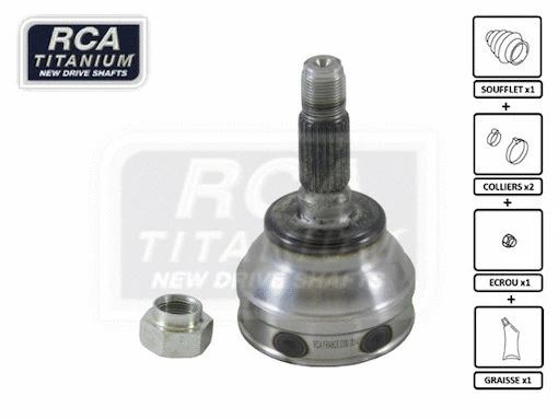 Jeu de joints, arbre de transmission RCA FRANCE CI80
