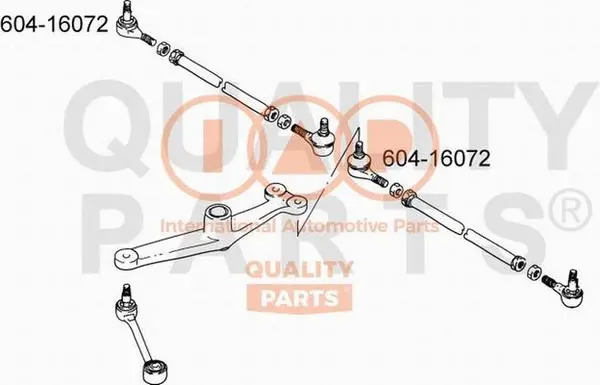Rotule de barre de connexion IAP QUALITY PARTS 604-16072