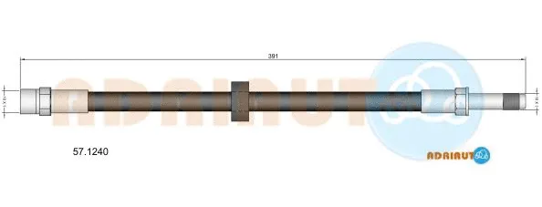 Flexible de frein ADRIAUTO 57.1240