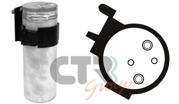 Filtre déshydratant, climatisation CTR 1211406