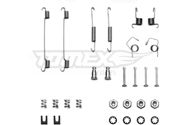 Kit d'accessoires, mâchoire de frein TOMEX Brakes TX 40-25