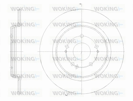 Disque de frein WOKING D62519.00