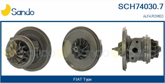 Groupe carter, turbocompresseur SANDO SCH74030.7