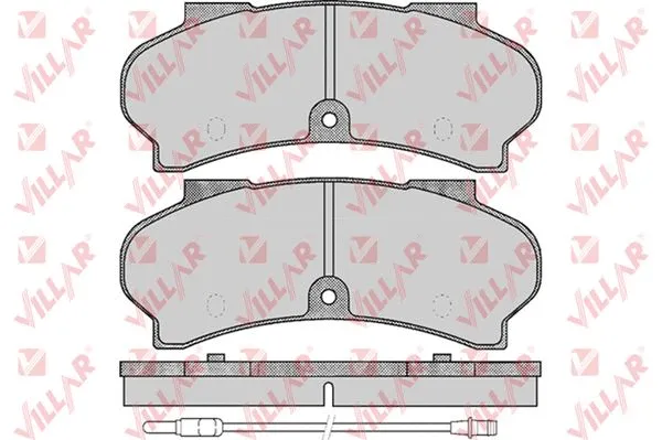 Kit de plaquettes de frein, frein à disque VILLAR 626.0411