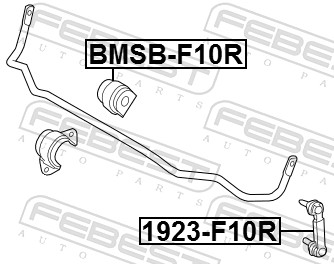 Entretoise/tige, stabilisateur FEBEST 1923-F10R