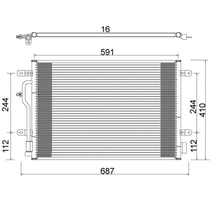 Condenseur, climatisation PowerMax 7110221