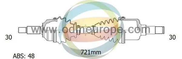 Arbre de transmission 4X4 ESTANFI EST-18-111001